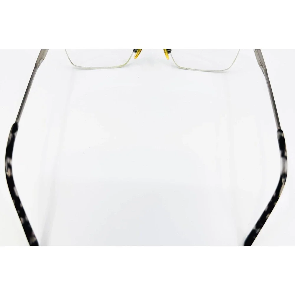 Turboflex Eyeglasses Mens Black Semi Rimless TF560 53-18-140